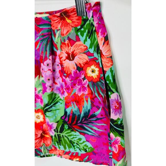 Show Me Your Mumu Sawyer Shorts Pink Floral Aloha Print size Small - Picture 4 of 6